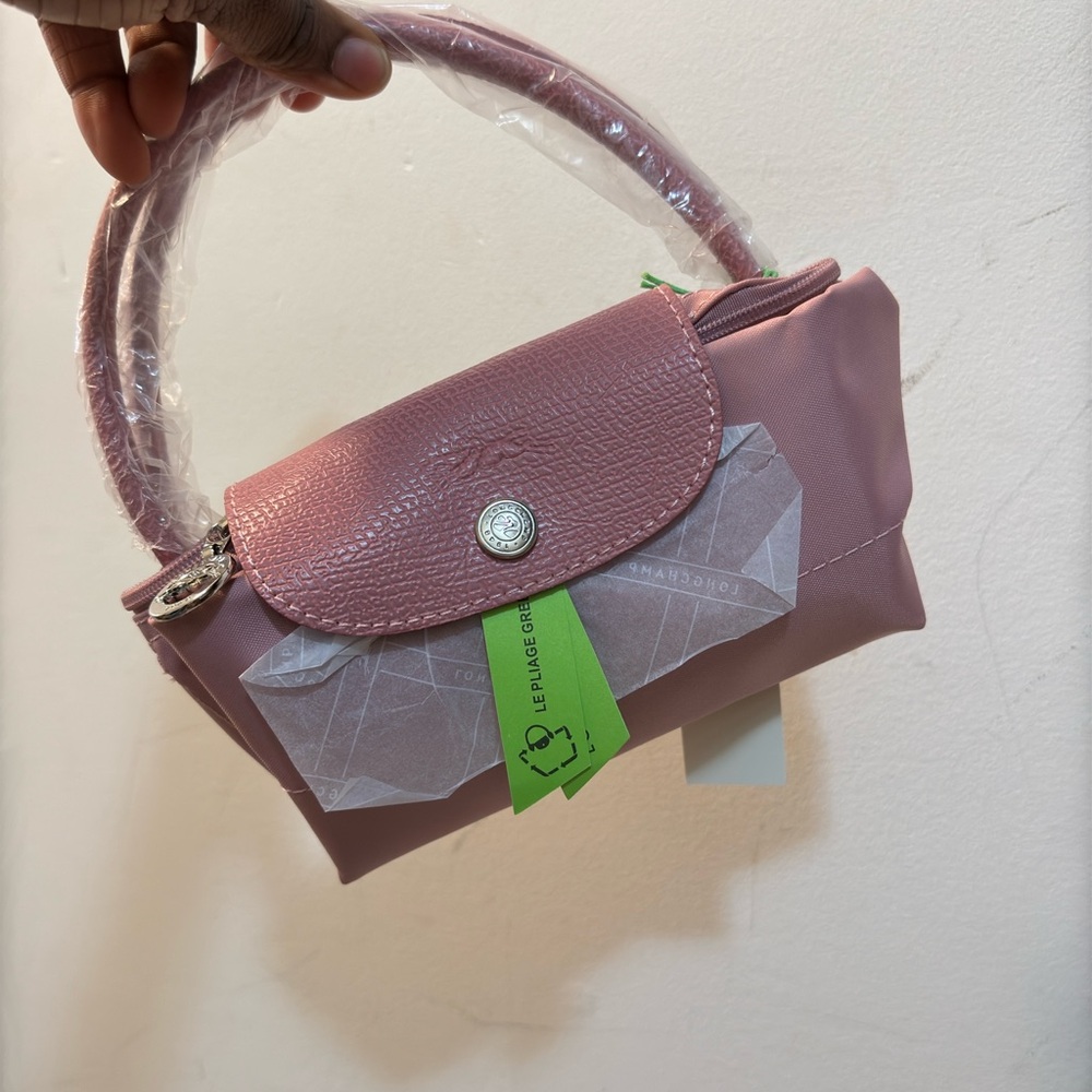 Longchamp Top-Handle Bag in Mauve Pink
